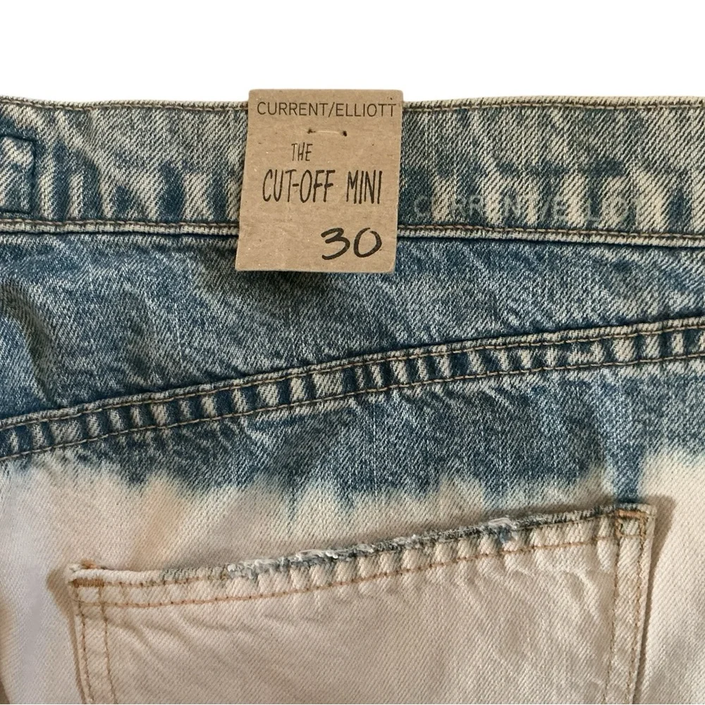 Current/Elliott Cut Off Mini Skirt - Picture 4 of 6